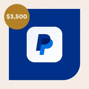 $3,500 PayPal Account To Account Transfer