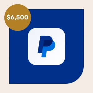 $6,500 PayPal Account To Account Transfer