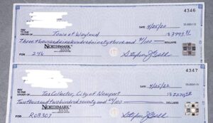 NOTRHMARK BANK DEPOSIT CHECK | $2000 - $5000